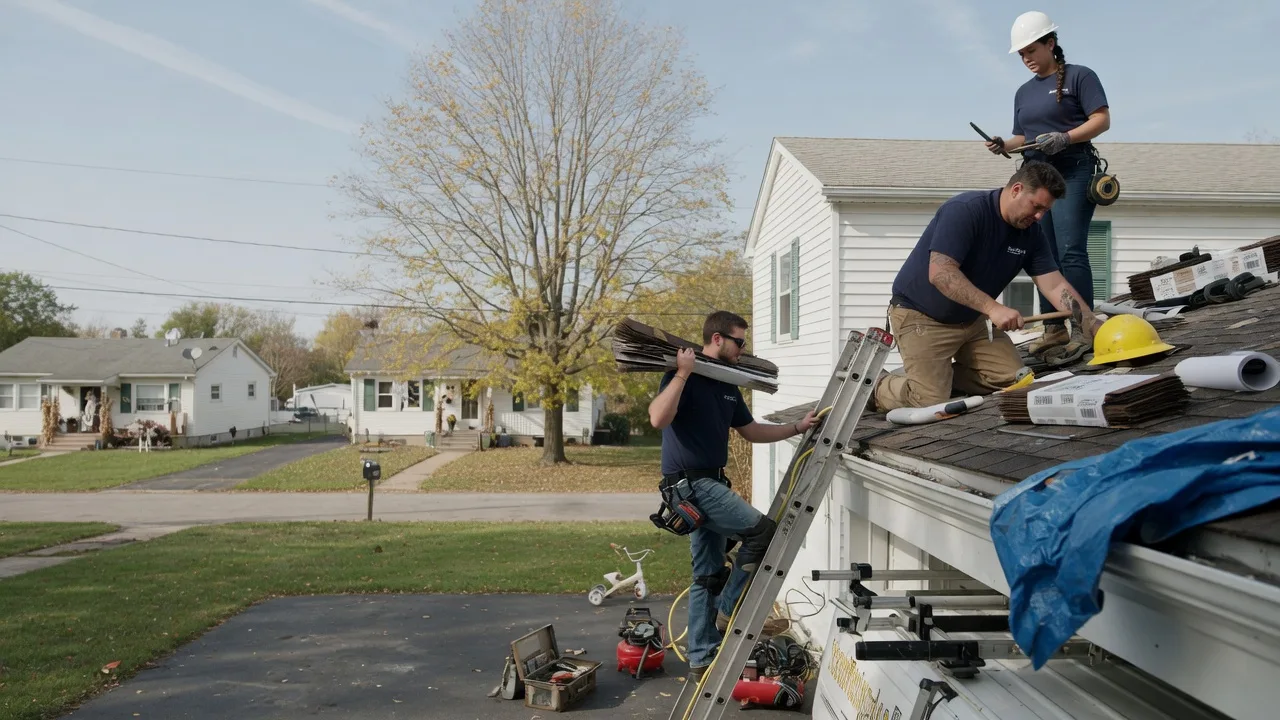 Local Roofing Contractors in Dow, IL near me